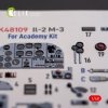 KELIK K48109 IL-2M3 - interior 3D decals for Academy/Accurate Miniatures kit 1/48